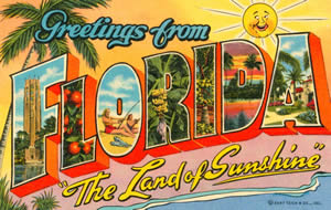 postcard greetings florida